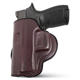 Leather OWB Paddle Holster For Glock 21, Beretta PX4 Storm