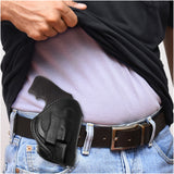 Leather OWB Paddle Holster For Revolvers 38 J Frame, Ruger LCR