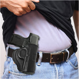 Leather OWB Paddle Holster For Sig Sauer P365