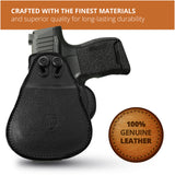 Leather OWB Paddle Holster For Sig Sauer P365