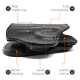 Leather OWB Paddle Holster For Ruger LC9, Khar 9 & 40's
