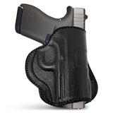 Leather OWB Paddle Holster For Ruger LC9, Khar 9 & 40's