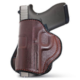 Leather OWB Paddle Holster For Ruger LC9, Khar 9 & 40's