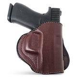 Leather OWB Paddle Holster For Glock 43