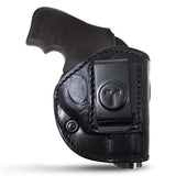 IWB / OWB 4 in 1 Leather Holster for S&W J Frame Ruger LCR