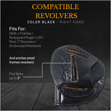 IWB / OWB 4 in 1 Leather Holster for S&W J Frame Ruger LCR