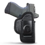 IWB Eco Leather Holster for Pistols fit for Glock 19, 19X, 23, 43, 43X