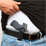 IWB Eco Leather Holster for Pistols fit for Glock 19, 19X, 23, 43, 43X