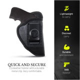 IWB Eco Leather Holster for Pistols fit for S&W Revolvers, Taurus