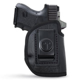 4 in 1 Multi Position IWB/OWB Eco Leather Holster for Glock 26/27/33