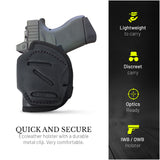 4 in 1 Multi Position IWB/OWB Eco Leather Holster for Glock 19, 19X