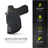 4 in 1 Multi Position IWB/OWB Eco Leather Holster for Ruger, Springfield