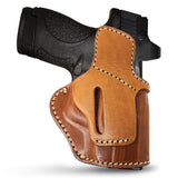 OWB Ambidextrous Leather Holster for Glock 26 / 27 / 33 / 43X
