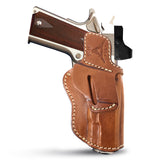OWB Ambidextrous Leather Holster for 1911-4"/5" and Clones