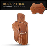 OWB Ambidextrous Leather Holster for 1911-4"/5" and Clones