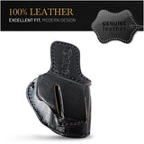 OWB Ambidextrous Leather Holster for  Glock 19, Sig Sauer P320