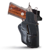 OWB Ambidextrous Leather Holster for 1911 4" and Similar Guns