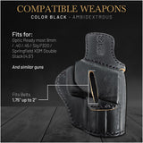 OWB Ambidextrous Leather Holster  for Sig P320 Springfield XDM