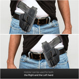 OWB Ambidextrous Leather Holster  for Sig P320 Springfield XDM