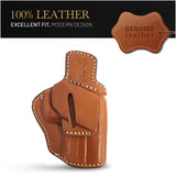OWB Ambidextrous Leather Holster  for Sig P320 Springfield XDM