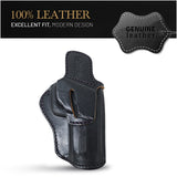 OWB Ambidextrous Leather Holster for Sig P320 Springfield 5.5"