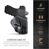 OWB Ambidextrous Leather Holster for Glock 19 / 30 / 30S / 39