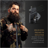 OWB Ambidextrous Leather Holster for Glock 19 / 30 / 30S / 39