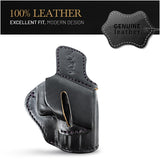 OWB Ambidextrous Leather Holster for Glock 19 / 30 / 30S / 39