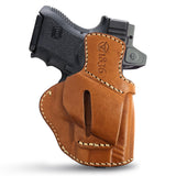 OWB Ambidextrous Leather Holster for Shield, Taurus G2C/G3C