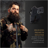 OWB Ambidextrous Leather Holster for Bodyguard 380 / Keltec