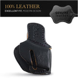 OWB Ambidextrous Leather Holster for Bodyguard 380 / Keltec