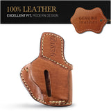 OWB Ambidextrous Leather Holster for Bodyguard 380 / Keltec