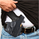 OWB Thumb Break Leather Holster. Fits for Glock 26/27/33/43X