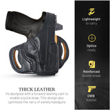 OWB Thumb Break Leather Holster. Fits for Glock 26/27/33/43X