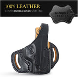 OWB Thumb Break Leather Holster. Fits for Glock 26/27/33/43X
