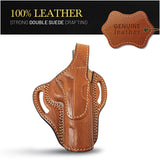 OWB Thumb Break Leather Holster. Fits for 1911-4"/5"