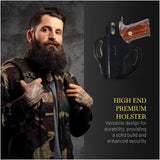 OWB Thumb Break Leather Holster. Fits for 1911 4" and similar