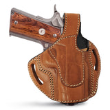 OWB Thumb Break Leather Holster. Fits for 1911 4" and similar