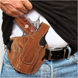OWB Thumb Break Leather Holster. Fits for 1911 4" and similar