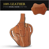 OWB Thumb Break Leather Holster. Fits for Springfield XDM