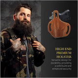 OWB Thumb Break Leather Holster. Fits for Taurus G2C/G3C