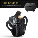 OWB Thumb Break Leather Revolver Holster. Fits for Colt King Cobra 4"