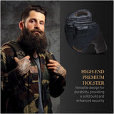 OWB Open Top Leather Holster for J Frames Revolver Holster