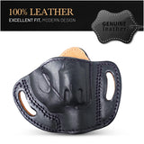 OWB Open Top Leather Holster for J Frames Revolver Holster