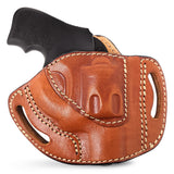OWB Open Top Leather Holster for J Frames Revolver Holster