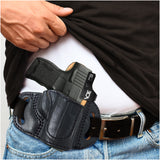OWB Open Top Leather Holster for Sig Sauer P365/P365 XL
