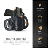 OWB Open Top Leather Holster for Sig Sauer P365/P365 XL