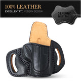 OWB Open Top Leather Holster for Sig Sauer P365/P365 XL