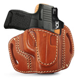 OWB Open Top Leather Holster for Sig Sauer P365/P365 XL
