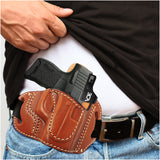 OWB Open Top Leather Holster for Sig Sauer P365/P365 XL